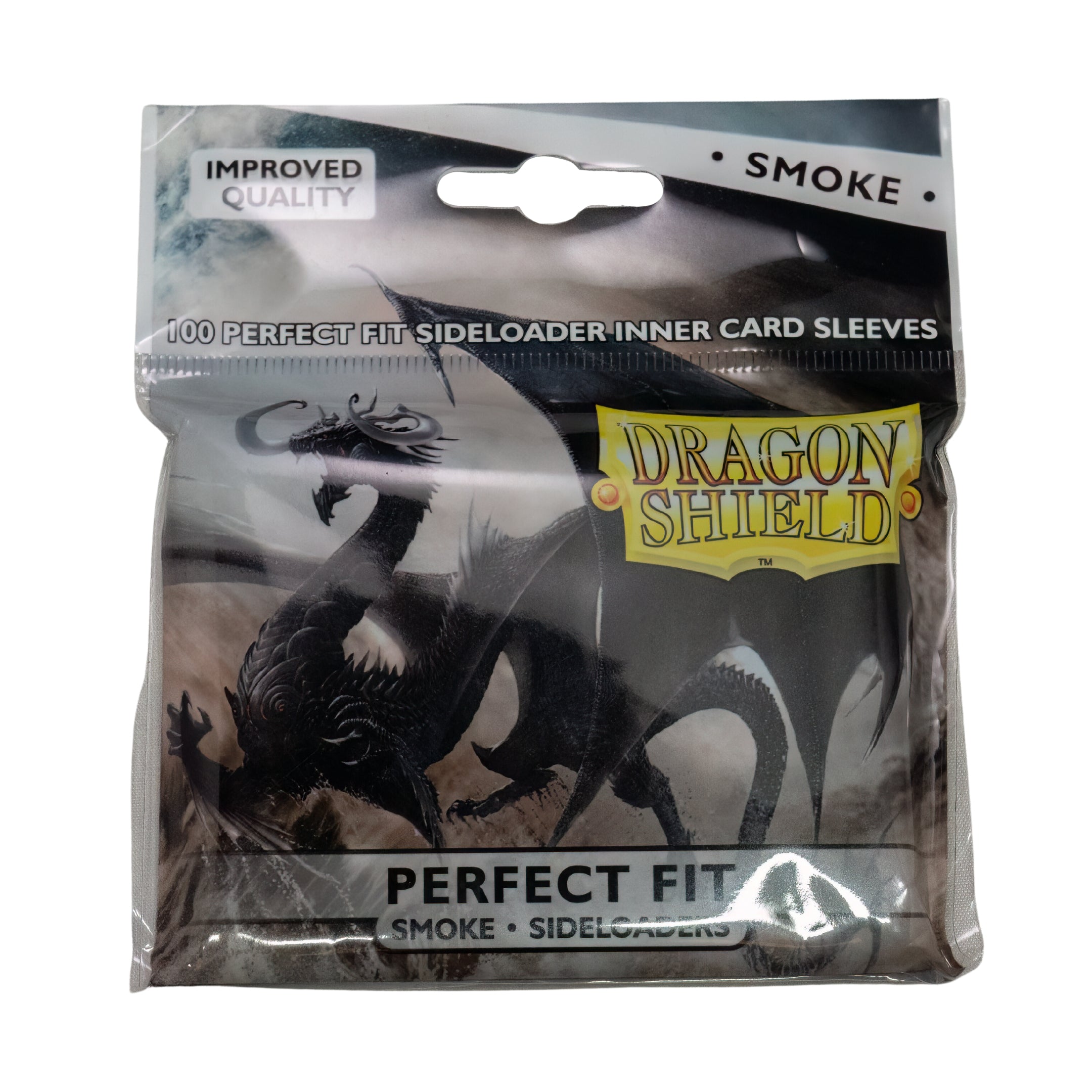 Dragon Shield Card Sleeves - Perfect Fit - Sideloader - Smoke - 100Stk