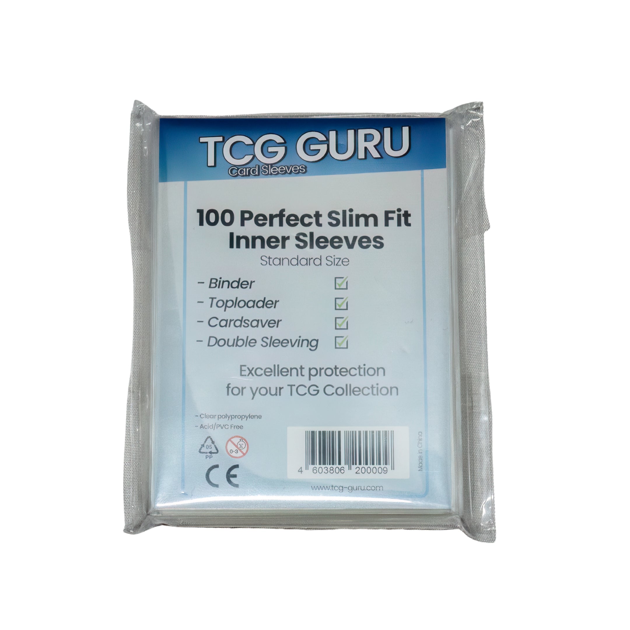 TCG Guru Card Sleeves - Perfect Slim Fit - 100Stk